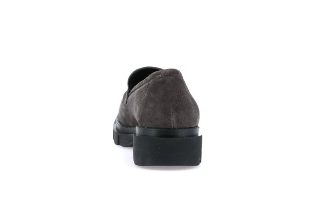 Moccasin in suede | ROCE SC4319 - FUMO | Grünland