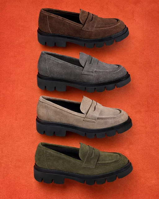 Moccasin in suede | ROCE SC4319 - FUMO | Grünland