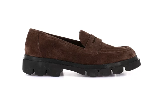 Moccasin in suede | ROCE SC4319 - BROWN | Grünland