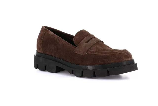 Moccasin in suede | ROCE SC4319 - BROWN | Grünland