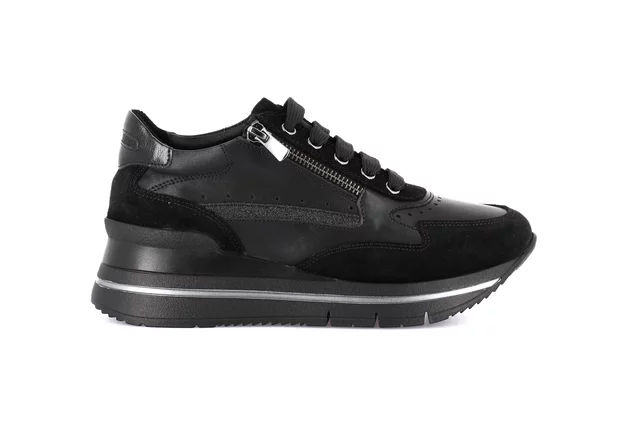 Voluminöser City Sneaker | SHAF SC4324 - SCHWARZ | Grünland