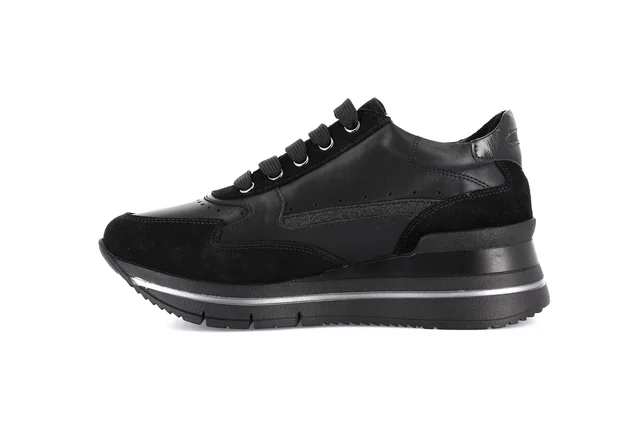 Voluminöser City Sneaker | SHAF SC4324 - SCHWARZ | Grünland