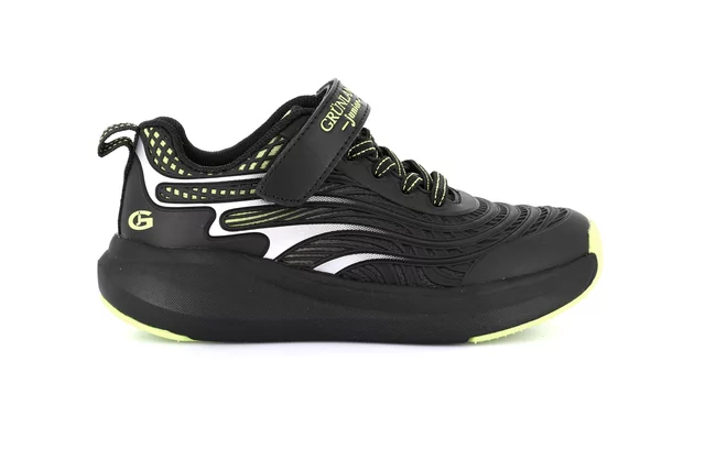 Sneaker super leggera | TIRS SC4337 - NERO-LIME | Grünland Junior