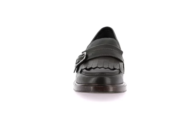 Women's moccasin in genuine leather | AFFE SC4357 - TESTA DI MORO | Grünland