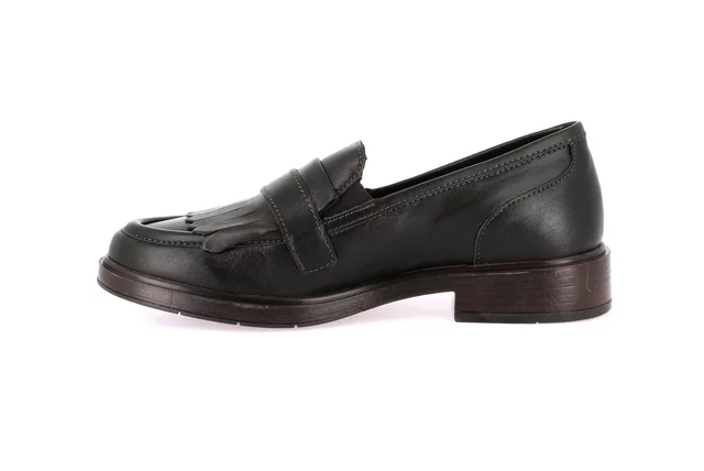 Women's moccasin in genuine leather | AFFE SC4357 - TESTA DI MORO | Grünland