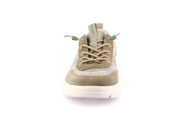 Sporty shoe with elastic laces | BITT SC4577 - BEIGE | Grünland