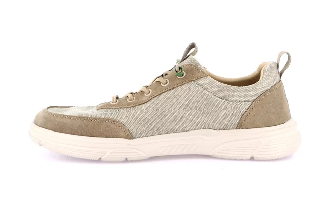 Sporty shoe with elastic laces | BITT SC4577 - BEIGE | Grünland