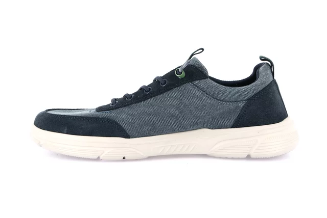 Sporty shoe with elastic laces | BITT SC4577 - NAVY | Grünland