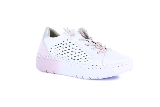 Sneaker super leggera | SILI SC4583 - bianco rosa