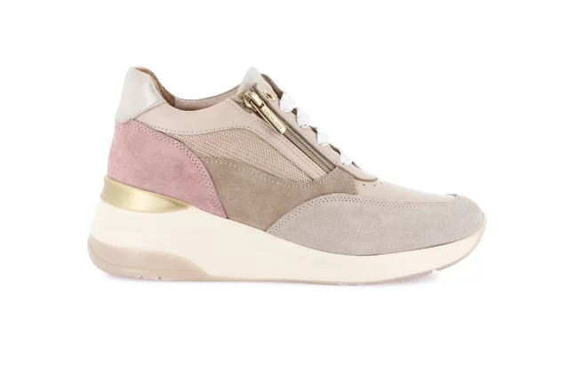 Sneaker with wedge | SIFI SC4628 - BEIGE | Grünland