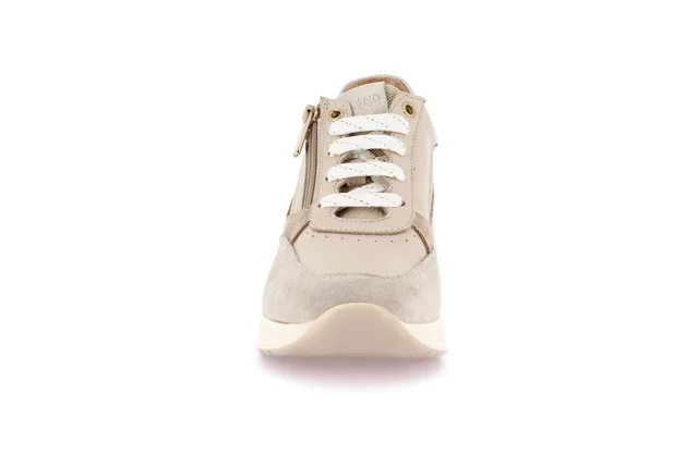 Sneaker with wedge | SIFI SC4628 - BEIGE | Grünland