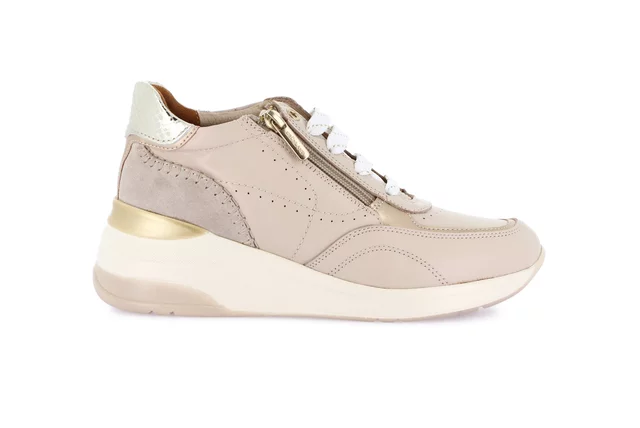 Sneaker with wedge | SIFI SC4629 - BEIGE | Grünland