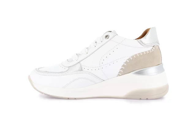 Sneaker with wedge | SIFI SC4629 - WHITE | Grünland