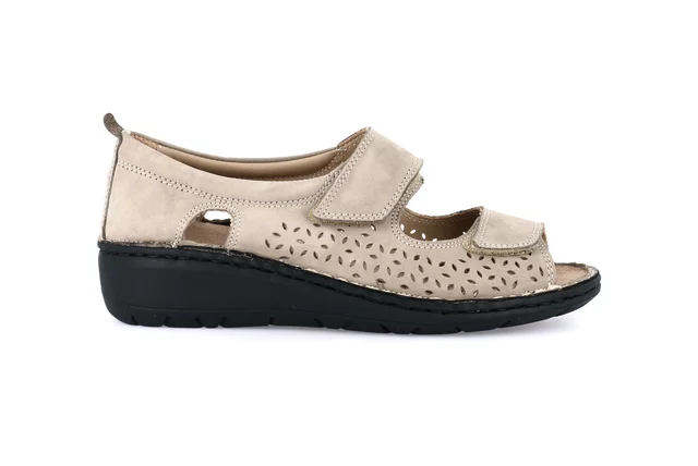 Open shoe with double velcro closure |NILE SC4881 - CORDA | Grünland