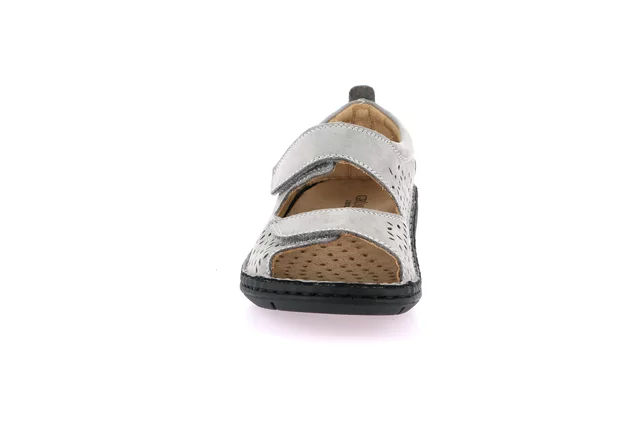 Open shoe with double velcro closure |NILE SC4881 - GREY | Grünland