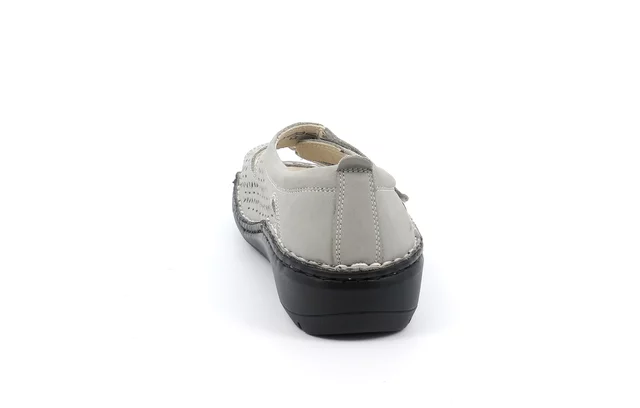 Open shoe with double velcro closure |NILE SC4881 - GREY | Grünland