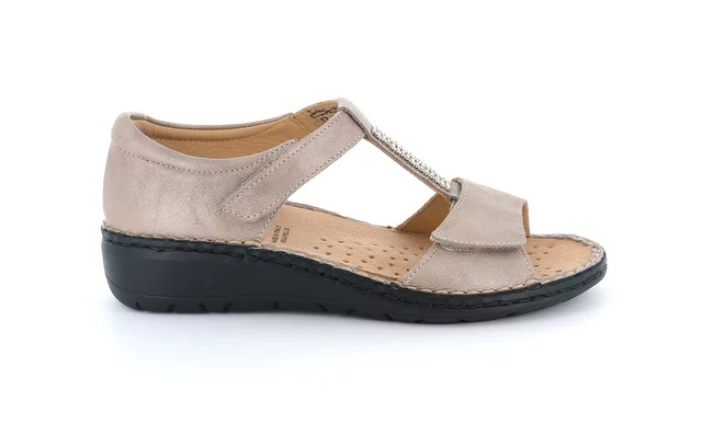 Shoe in leather with glittering details | NESI SC5154 - TORTORA | Grünland
