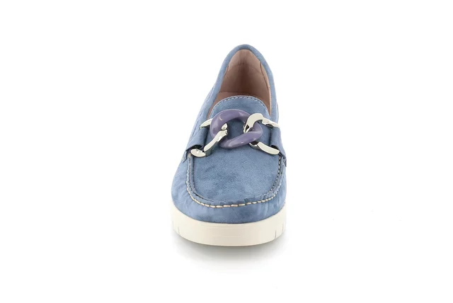 Suede slip on for Women | TAFA SC5221 - JEANS | Grünland