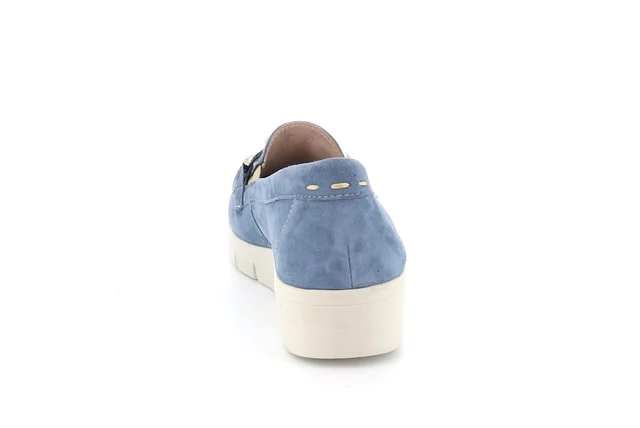 Suede slip on for Women | TAFA SC5221 - JEANS | Grünland