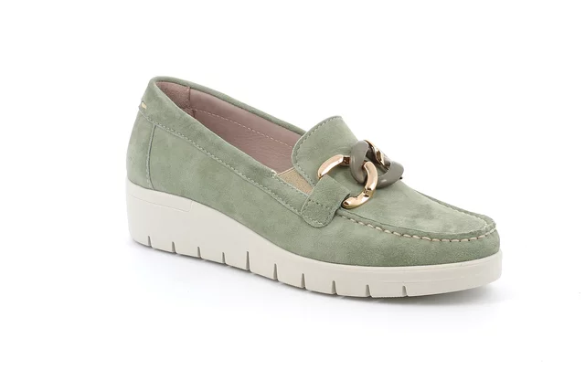 Suede slip on for Women | TAFA SC5221 - salvia