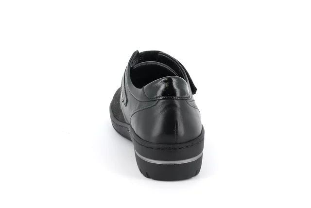 Schuh mit Maxiriss und extra großer Passform | NILE SC5393 - SCHWARZ | Grünland