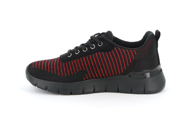 Lightweight sneaker | SACE SC5493 - NERO-ROSSO | Grünland