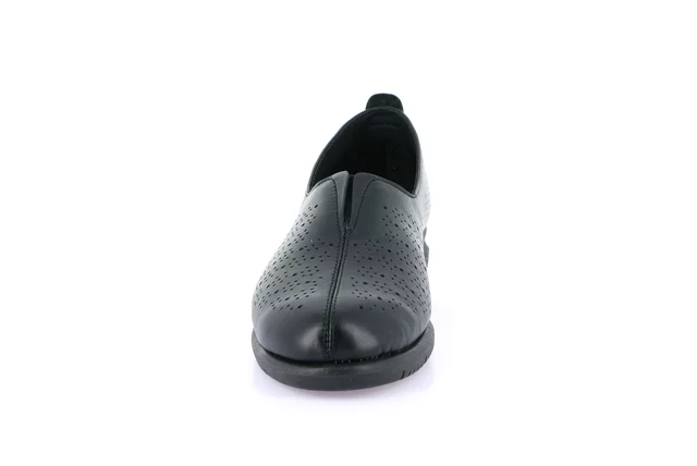 Slip on aus Leder | RYSA SC5509 - SCHWARZ | Grünland