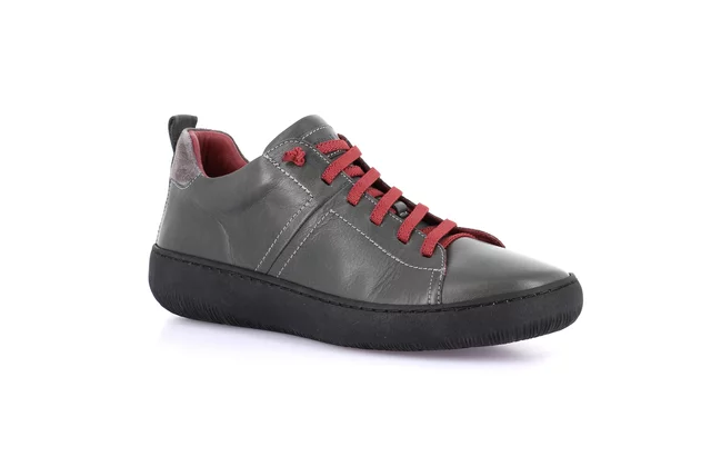 Urban sneaker with elastic laces | IMOD SC5609 - GRIGIO-BORDO' | Grünland