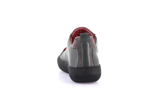 Sneaker urban con lacci elastici | IMOD SC5609 - GRIGIO-BORDO' | Grünland