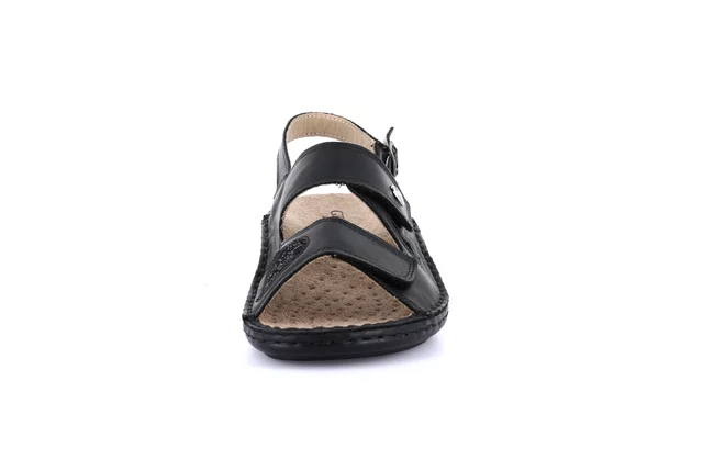 Comfort sandal | DAMI SE0207 - BLACK | Grünland