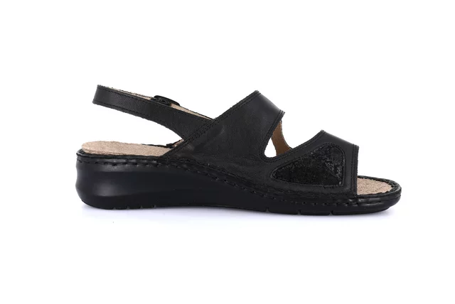 Komfort-Sandalen | DAMI SE0207 - SCHWARZ | Grünland