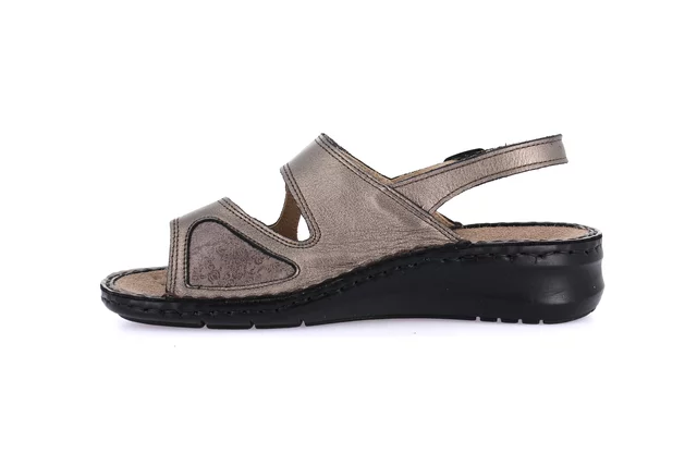 Komfort-Sandalen | DAMI SE0207 - PIOMBO | Grünland