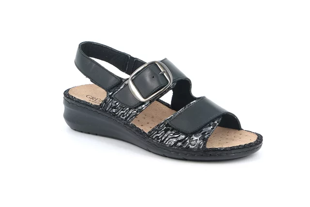 Sandalo comfort | DAMI SE0524 - NERO | Grünland