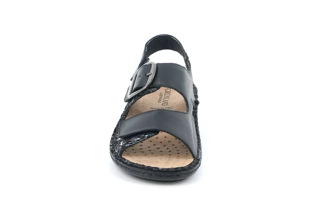 Sandalo comfort | DAMI SE0524 - NERO | Grünland
