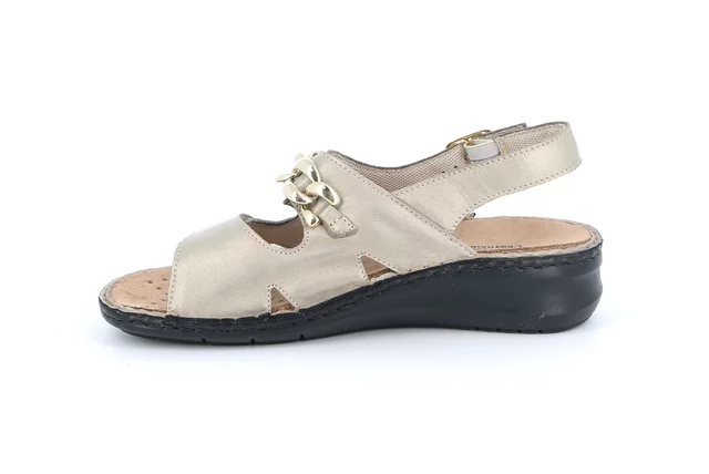 Sandalo comfort | DAMI SE0525 - PLATINO | Grünland