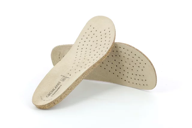 Removable footbed in natural cork and real leather XX0813 - naturale