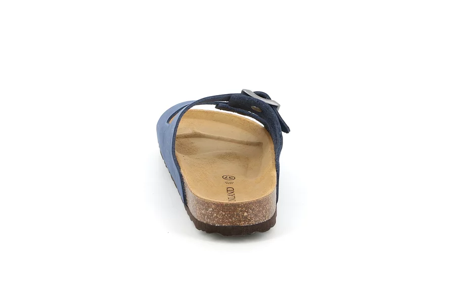 Ciabatta da donna in sughero | SARA CB0003 - BLU | Grünland