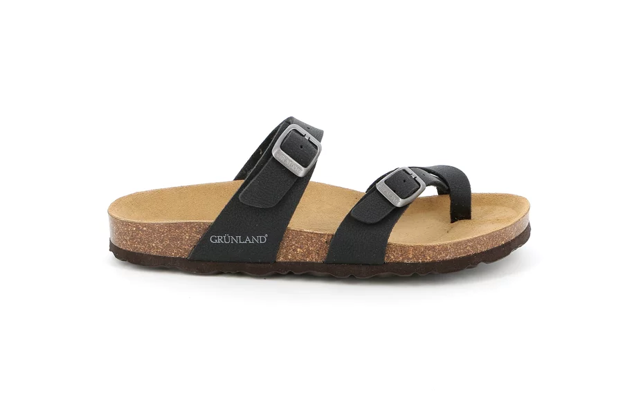 Ciabatta eco-friendly | SARA CB0009 - NERO | Grünland
