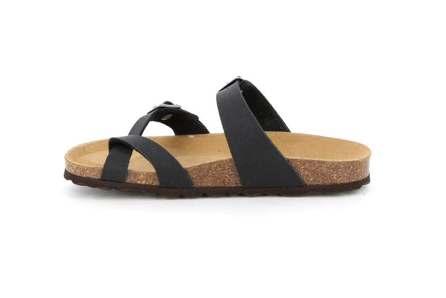 Ciabatta eco-friendly | SARA CB0009 - NERO | Grünland