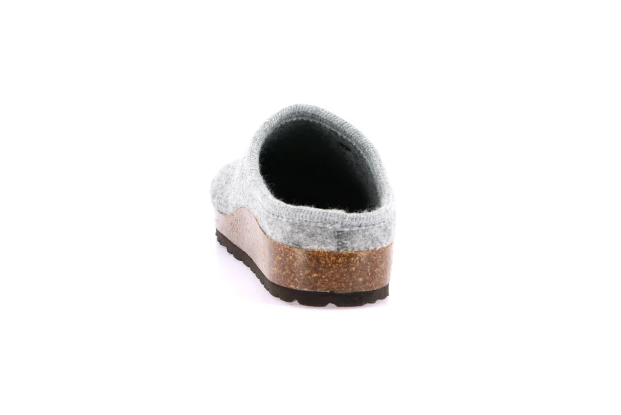 Cork slipper | SARA CB0169 - CENERE | Grünland