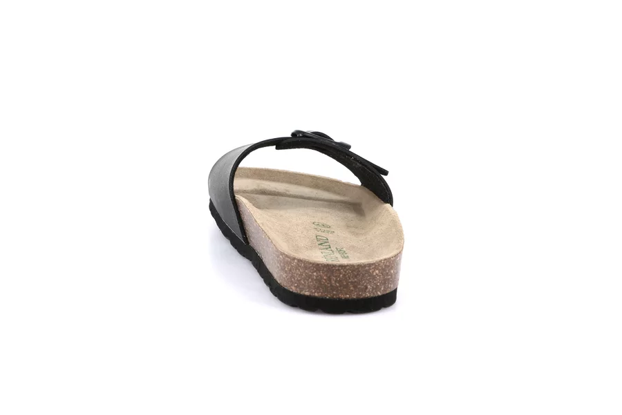 Ciabatta eco-friendly | SARA CB0722 - NERO-NERO | Grünland