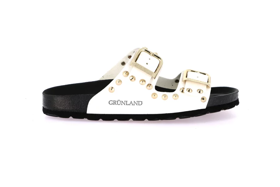 Slipper with studs | SARA CB0737 - WHITE | Grünland