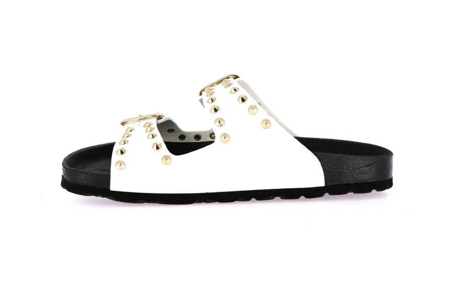 Slipper with studs | SARA CB0737 - WHITE | Grünland