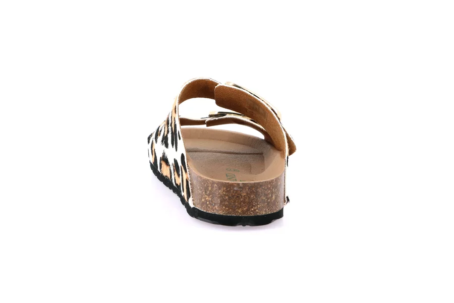 Kork Animalier Sandale | ENNY CB0784 - BEIGE | Grünland