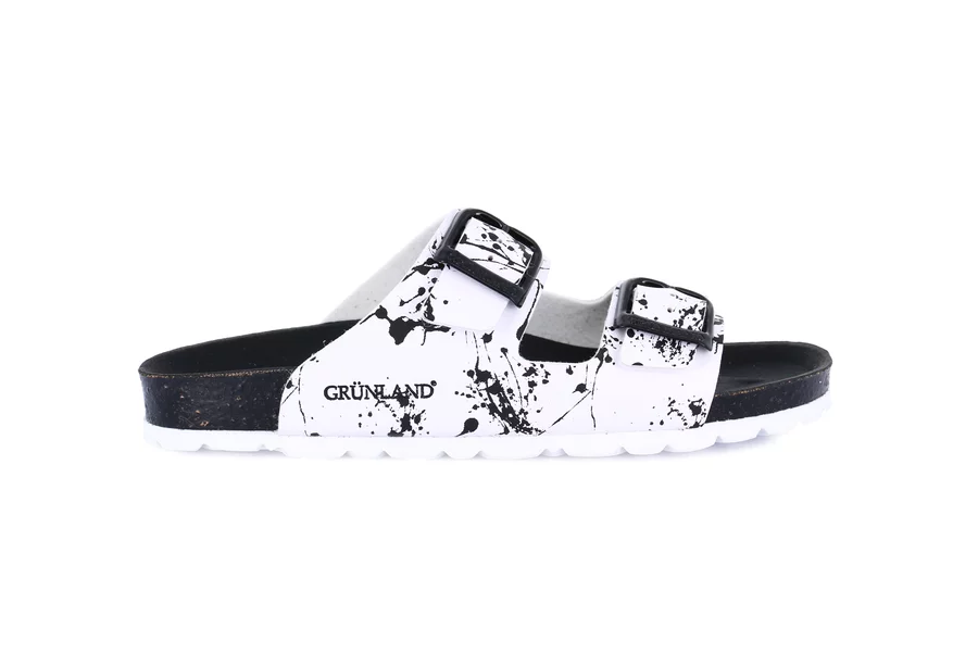 Ciabatta mod. SARA kicked by Georgettepol®  CB0834 - BIANCO | Grünland