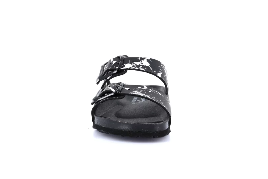 Ciabatta mod. SARA kicked by Georgettepol®  CB0834 - NERO | Grünland