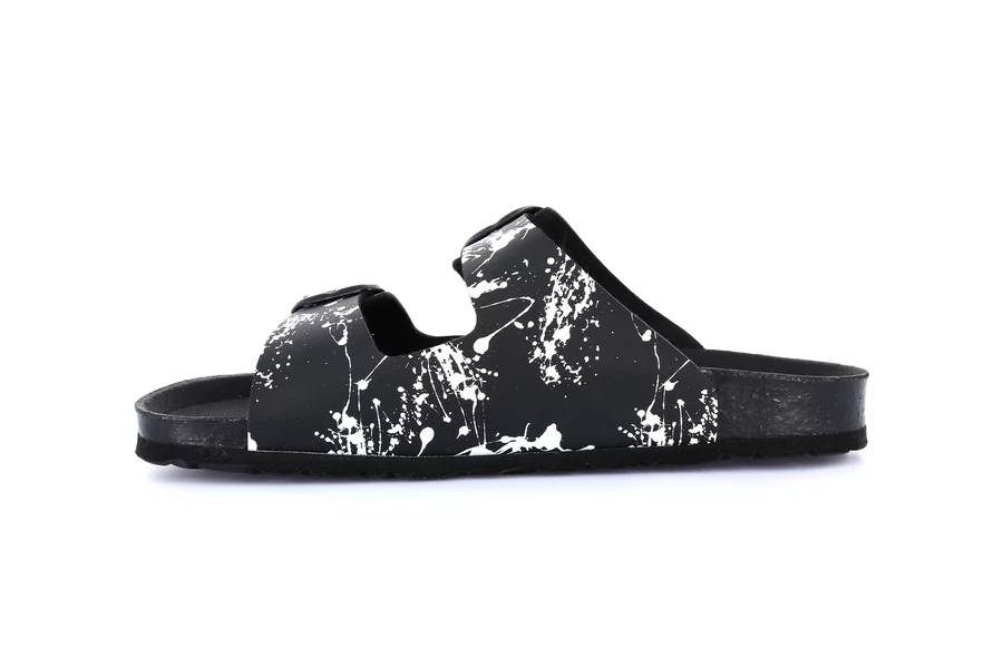 Ciabatta mod. SARA kicked by Georgettepol®  CB0834 - NERO | Grünland