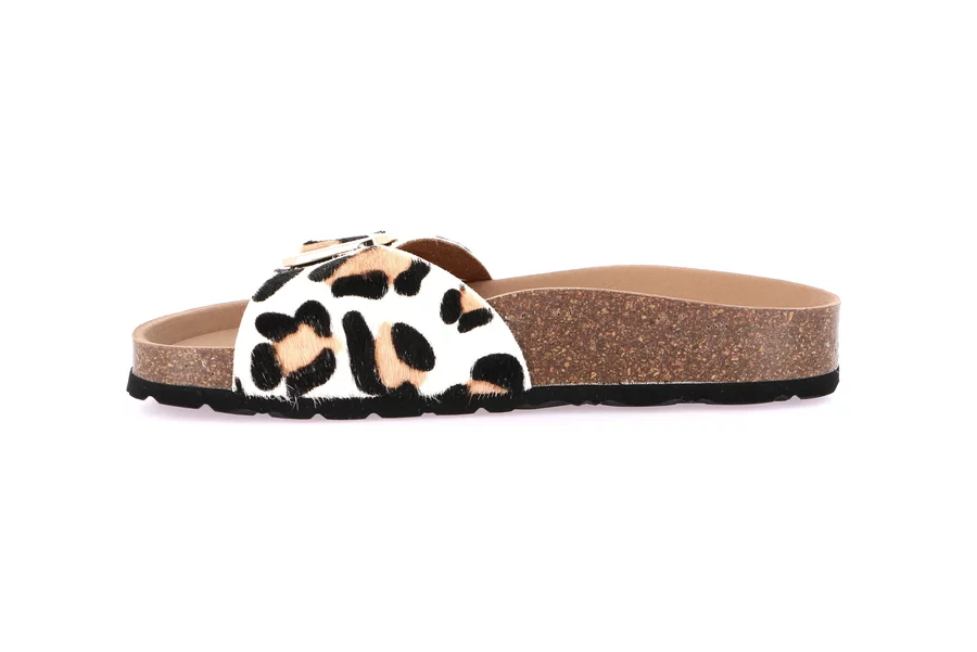 Kork Animalier Sandale | ENNY CB0835 - BEIGE | Grünland