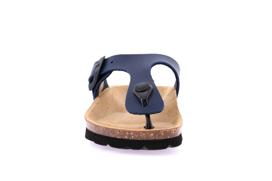 Flip-Flop in Cork Slipper CB0926 - BLUE | Grünland Junior