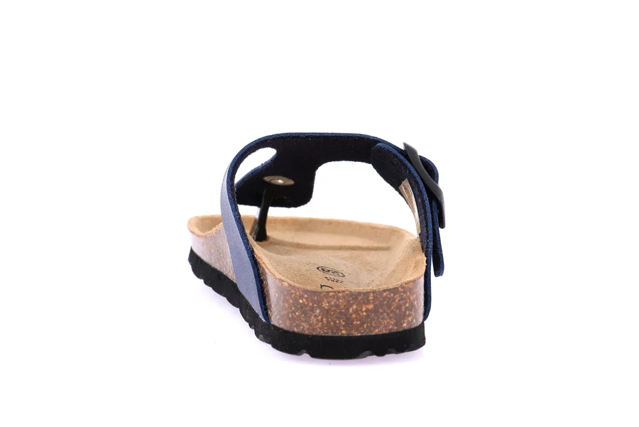 Flip-Flop in Cork Slipper CB0926 - BLUE | Grünland Junior